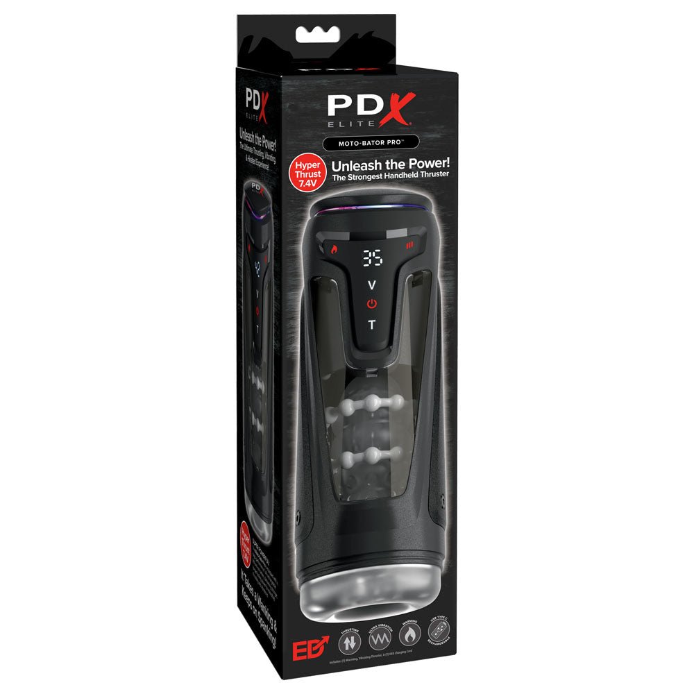 PDX Elite Moto-Bator Pro Auto Stroker -  Clear