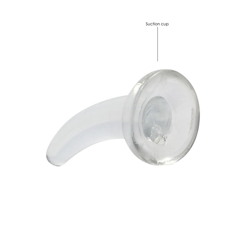 RealRock Non Realistic 5 Inch Dildo with Suction Cup - Clear