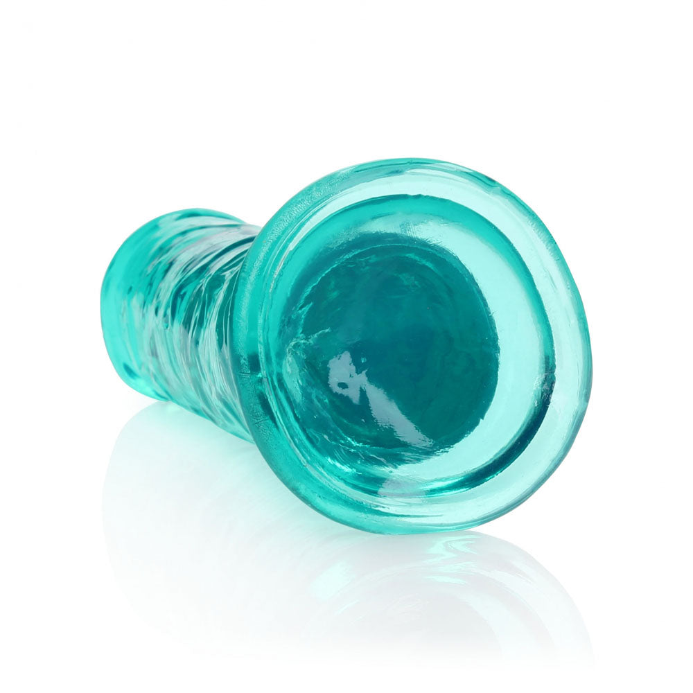 RealRock 20 cm Straight Dildo - Turquoise 8 Inch Dong