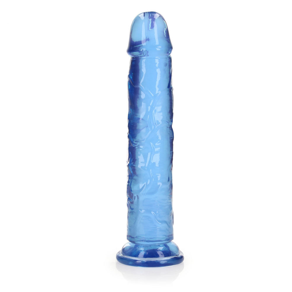 RealRock 25cm Straight Dildo - Blue 10 Inch Dong