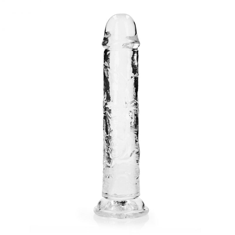 RealRock 10 Inch Straight Dildo - Clear