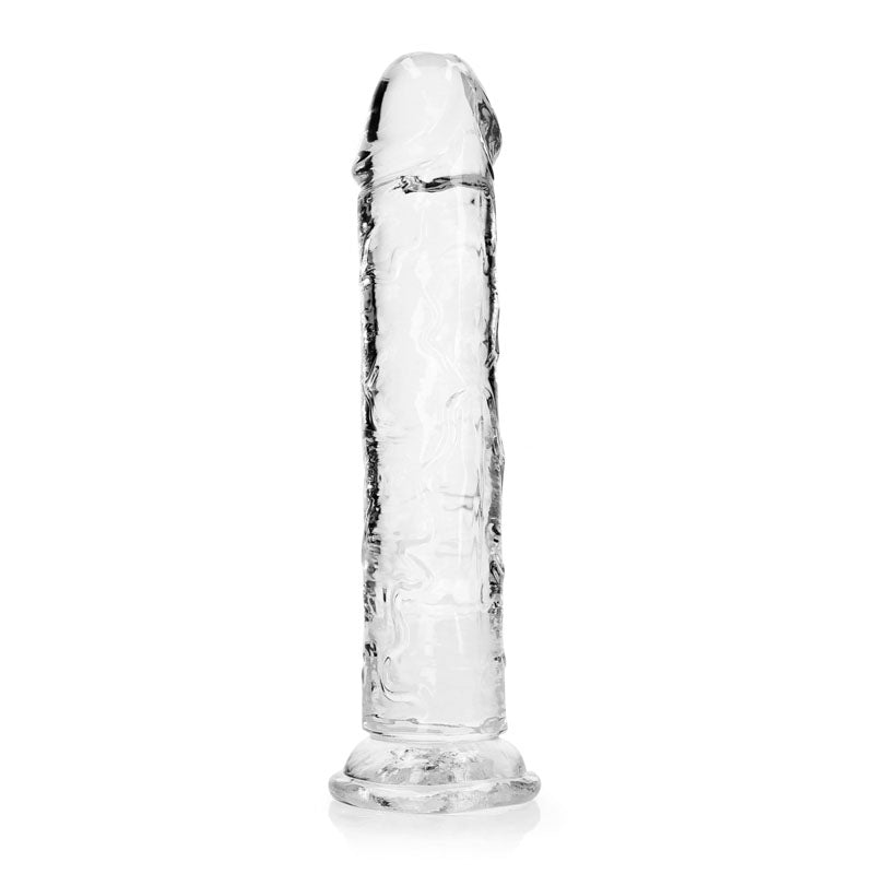 RealRock 10 Inch Straight Dildo - Clear