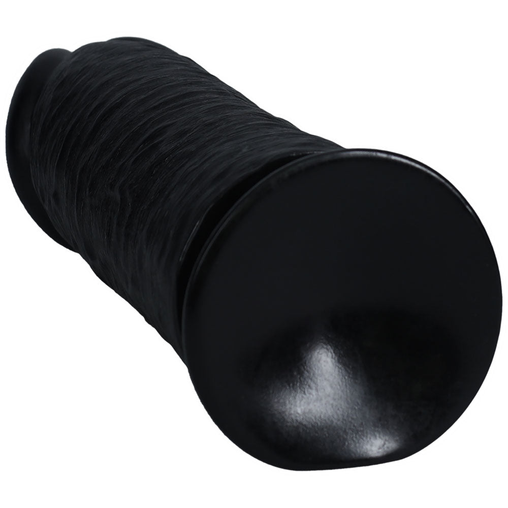 RealRock 10 Inch Extra Thick Dildo - Black