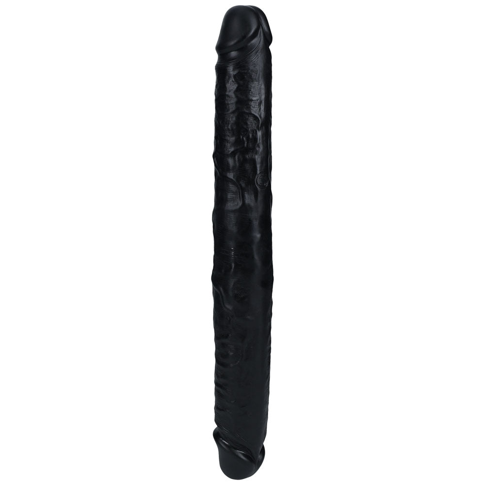 RealRock 14 Inch Thick Double Dildo - Black