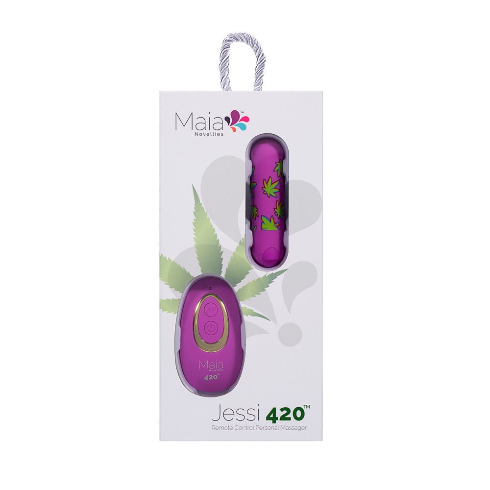 Maia Jessie 420 Bullet with Wireless Remote Control - Purple