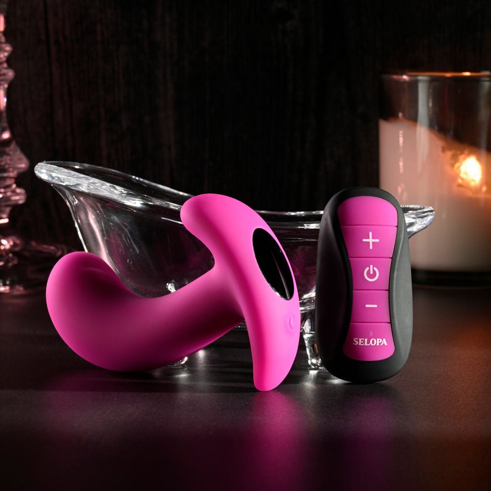 Selopa Hooking Up - Butt Plug With Wireless Remote - Pink