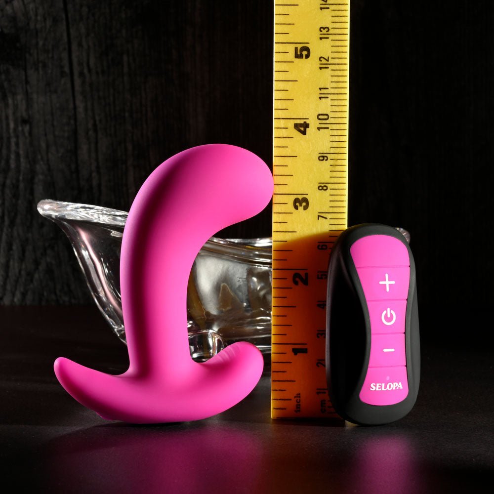 Selopa Hooking Up - Butt Plug With Wireless Remote - Pink