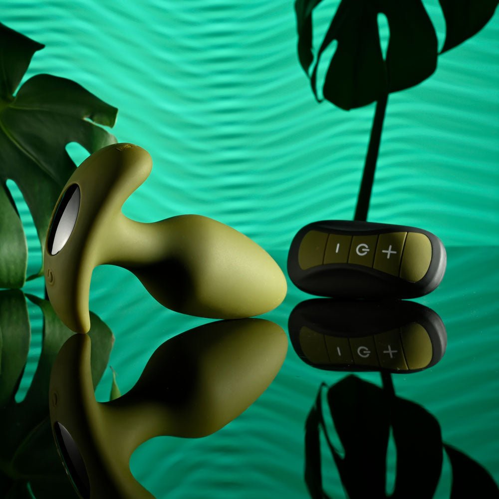 Selopa The Colonel - Green Vibrating Butt Plug With Wireless Remote
