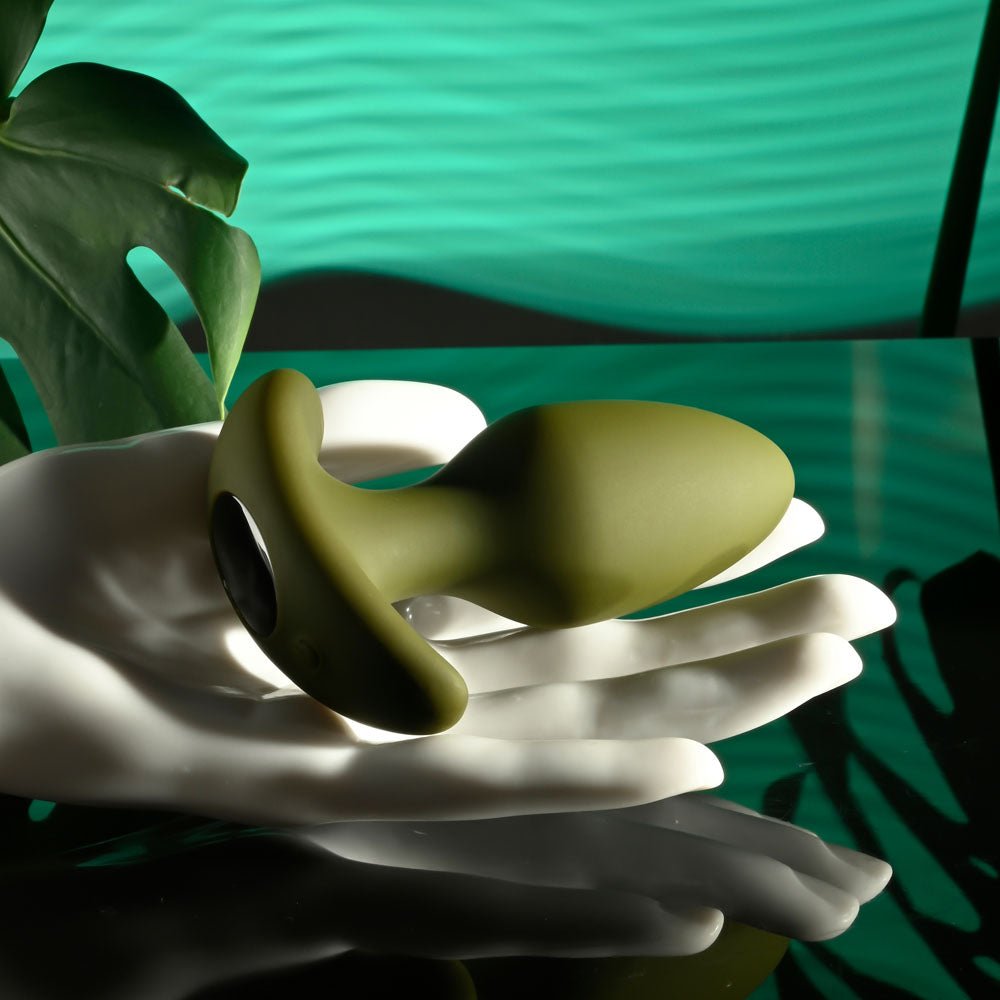 Selopa The Colonel - Green Vibrating Butt Plug With Wireless Remote