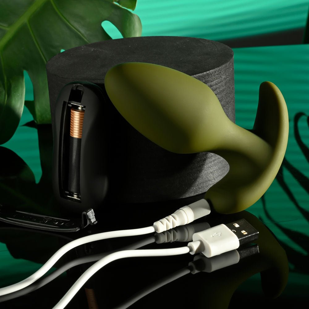 Selopa The Colonel - Green Vibrating Butt Plug With Wireless Remote