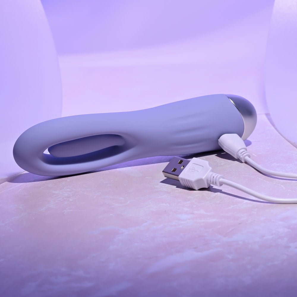 Selopa In A Flap Flicking Stimulator - Purple