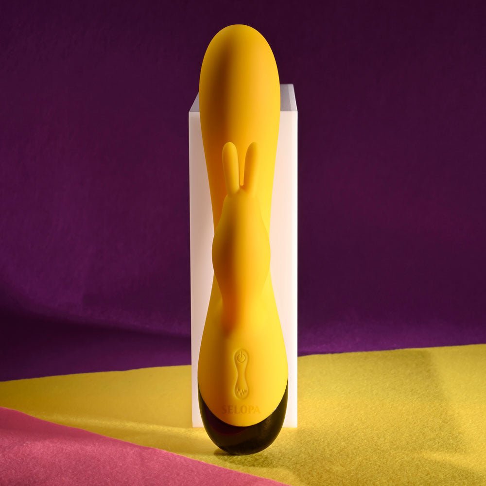 Selopa Buzz Bunny Rabbit Vibrator - Yellow