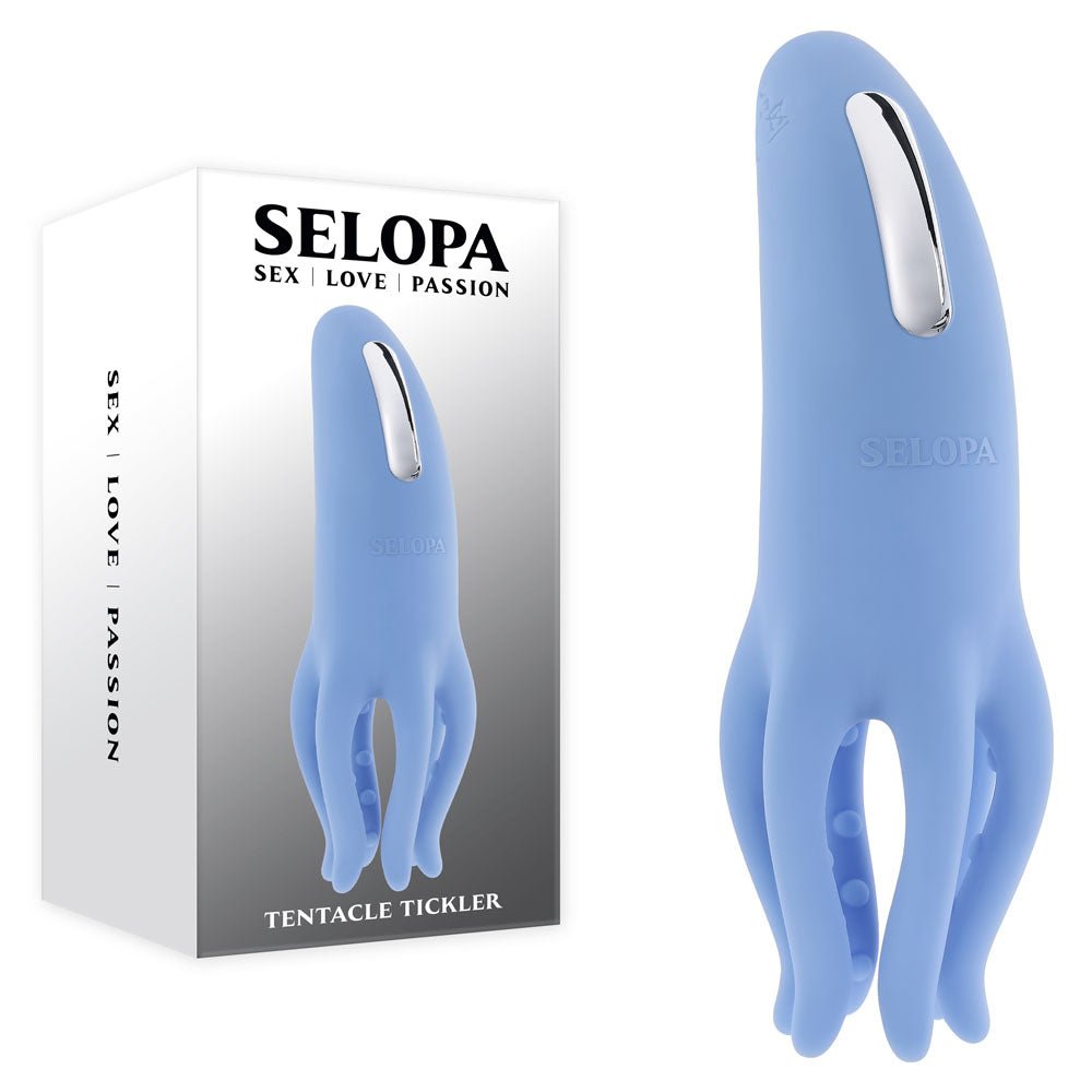Selopa Tentacle Tickler Vibrating Stimulator - Blue