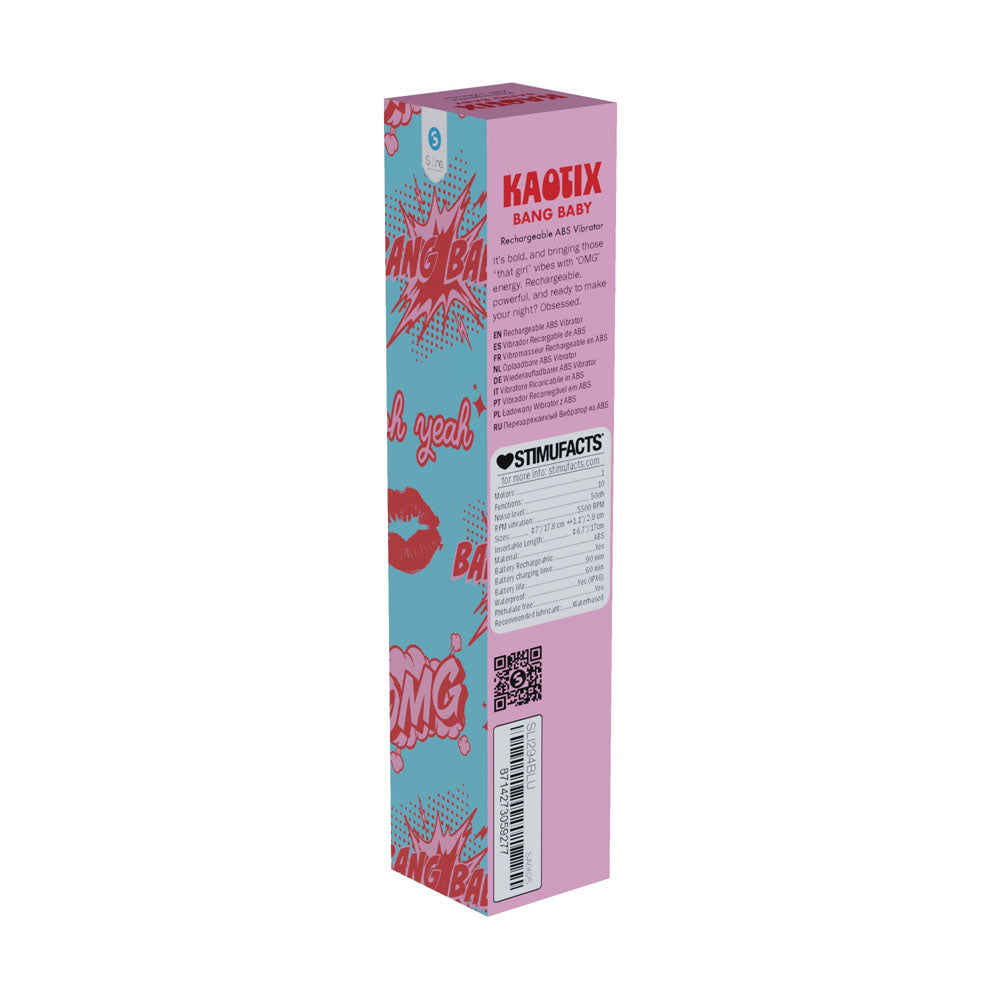 S-Line Kaotix Bang Baby Vibrator - Blue