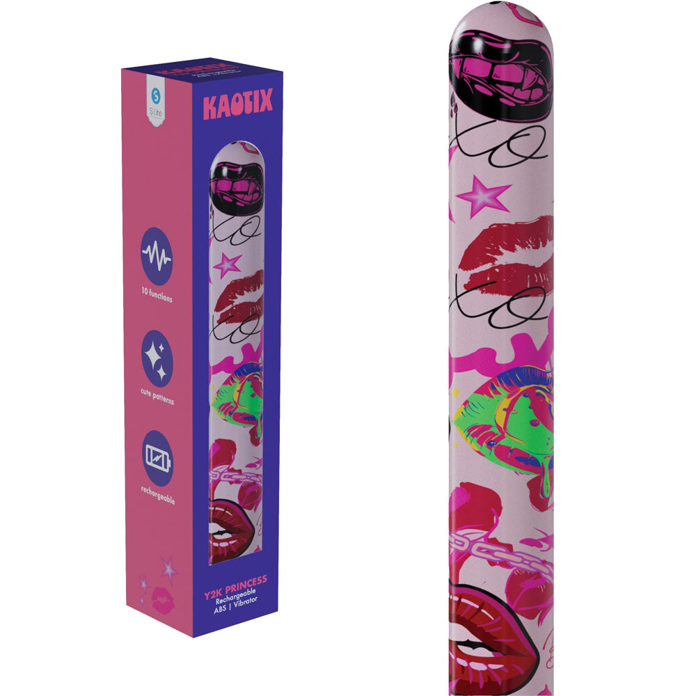 S-Line Kaotix Y2K Princess Vibrator - Powder Pink