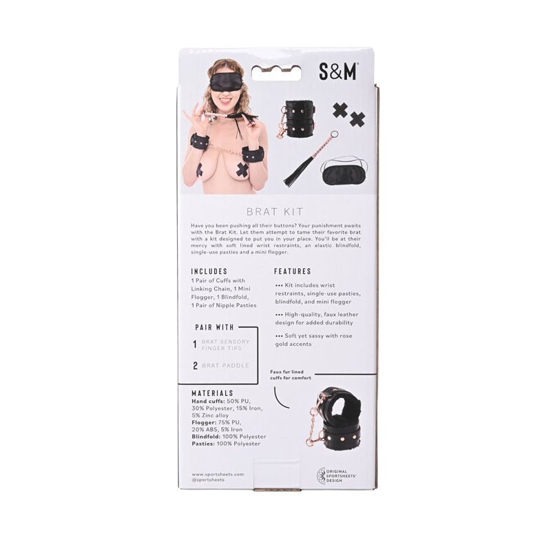 Sex & Mischief Brat Kit - Rose Gold/Black