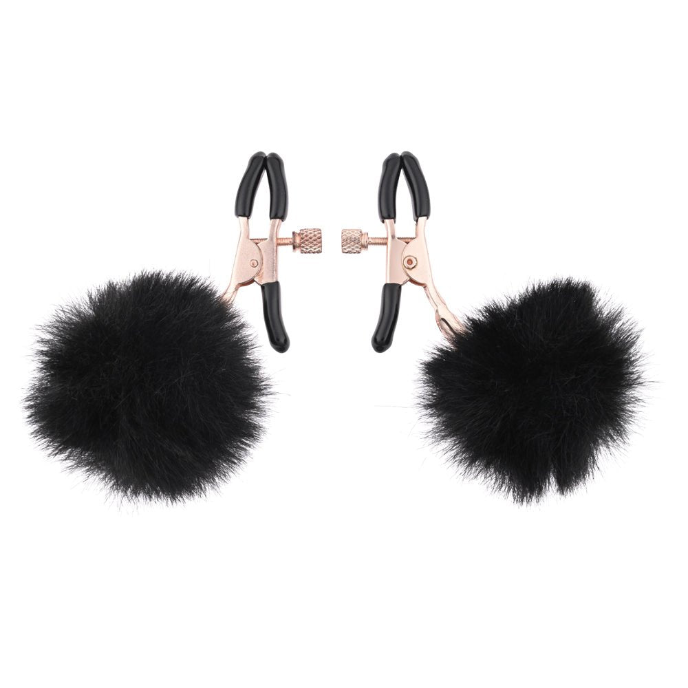 Sex & Mischief Puff Nipple Clamps - Black