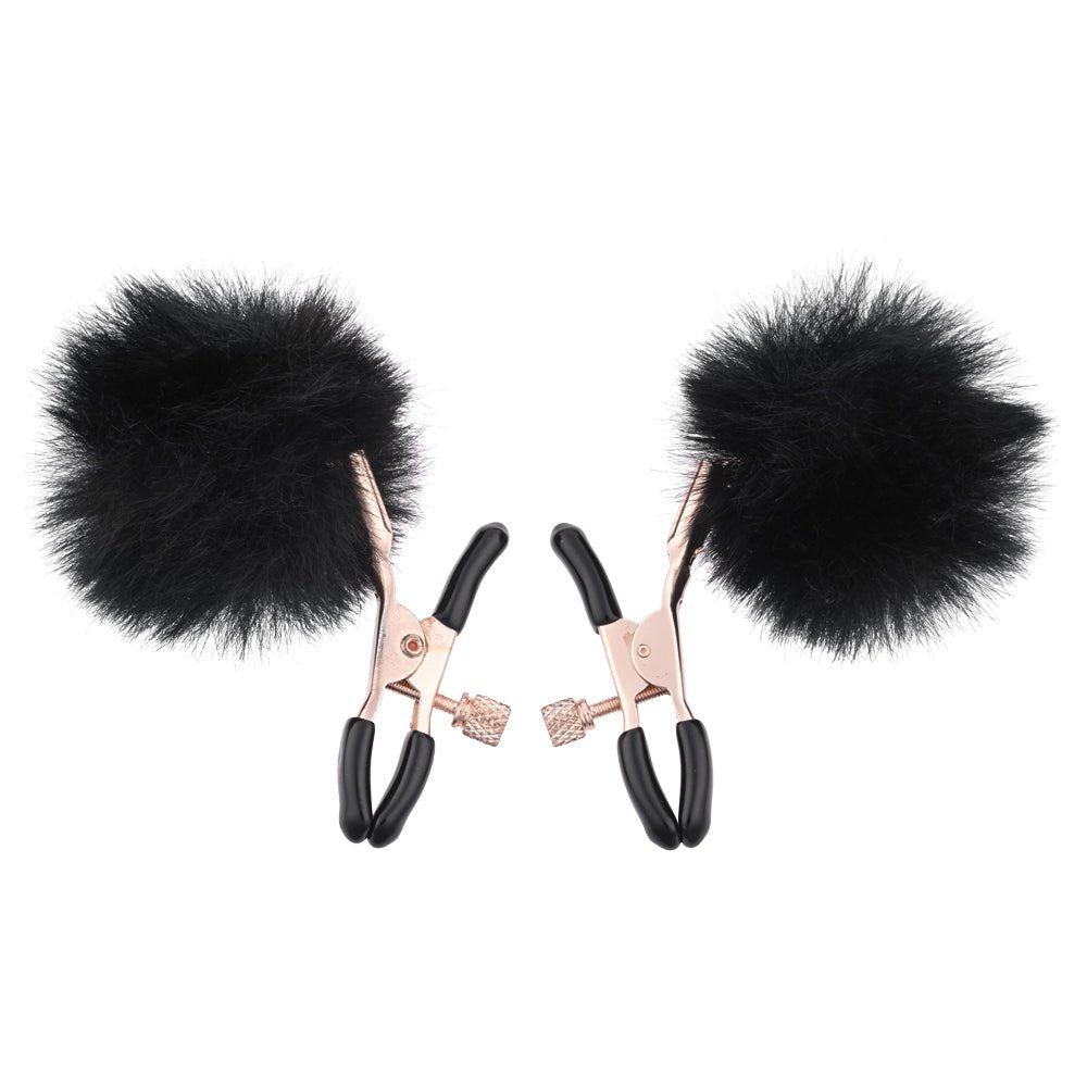 Sex & Mischief Puff Nipple Clamps - Black