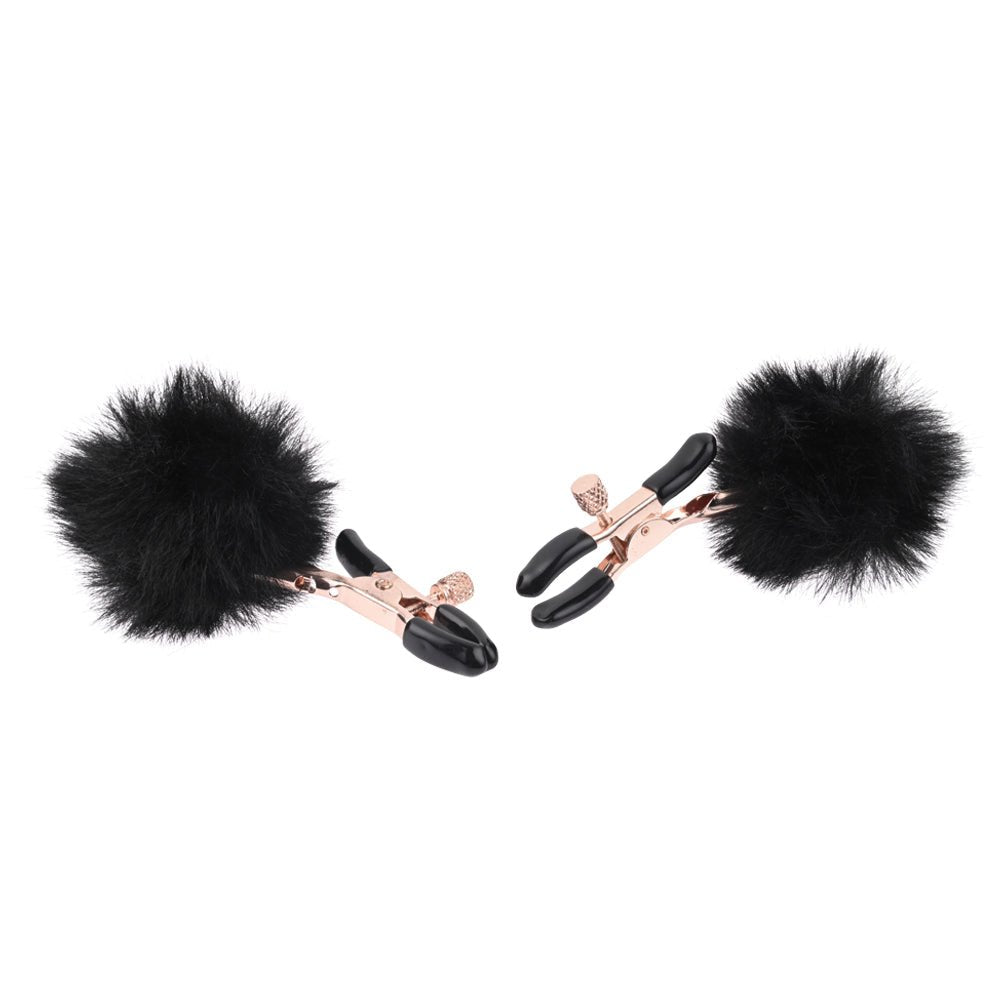 Sex & Mischief Puff Nipple Clamps - Black