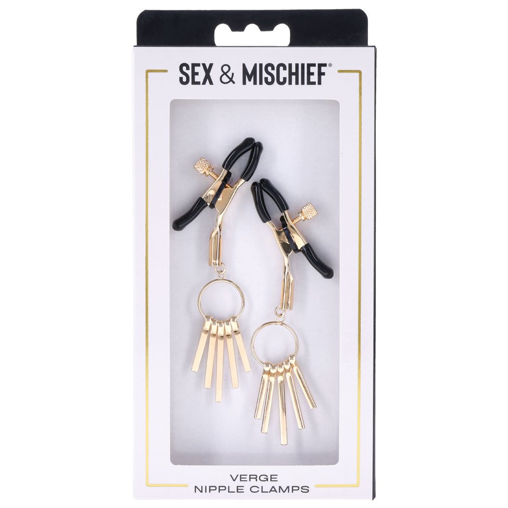 Sex & Mischief Verge Gold Nipple Clamps