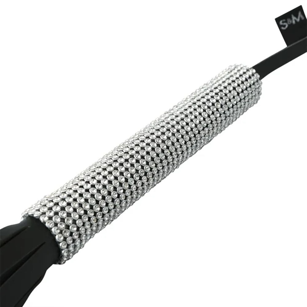 Sex & Mischief Sparkle Flogger - Black