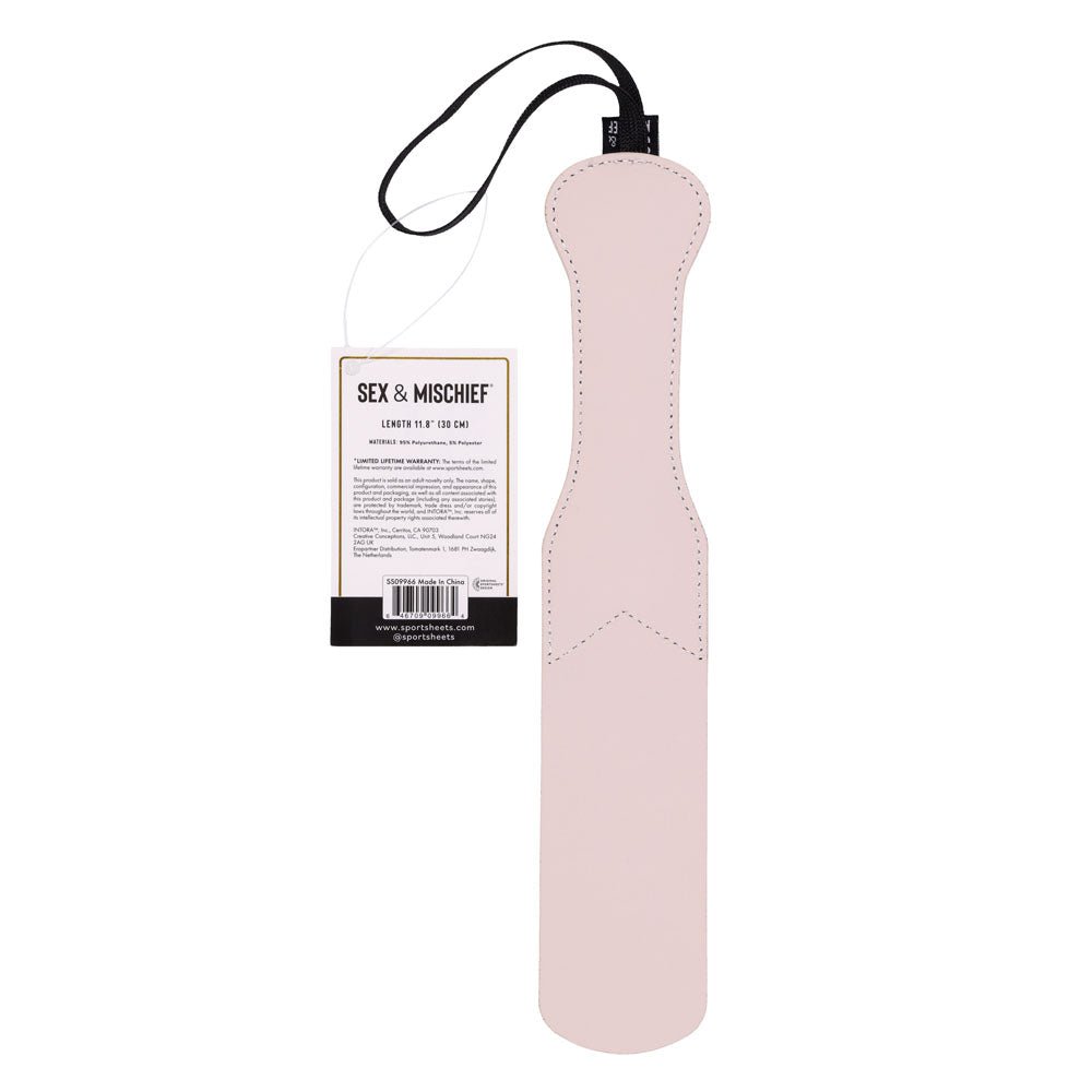 Sex & Mischief Peaches n CreaMe Impression Paddle - Peach