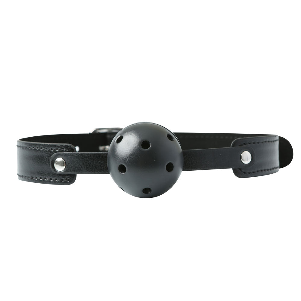 Sex & Mischief Breathable Ball Gag - Black
