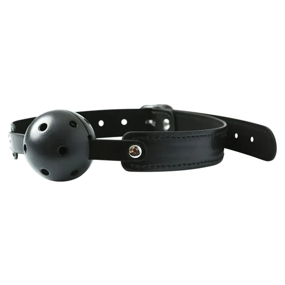 Sex & Mischief Breathable Ball Gag - Black