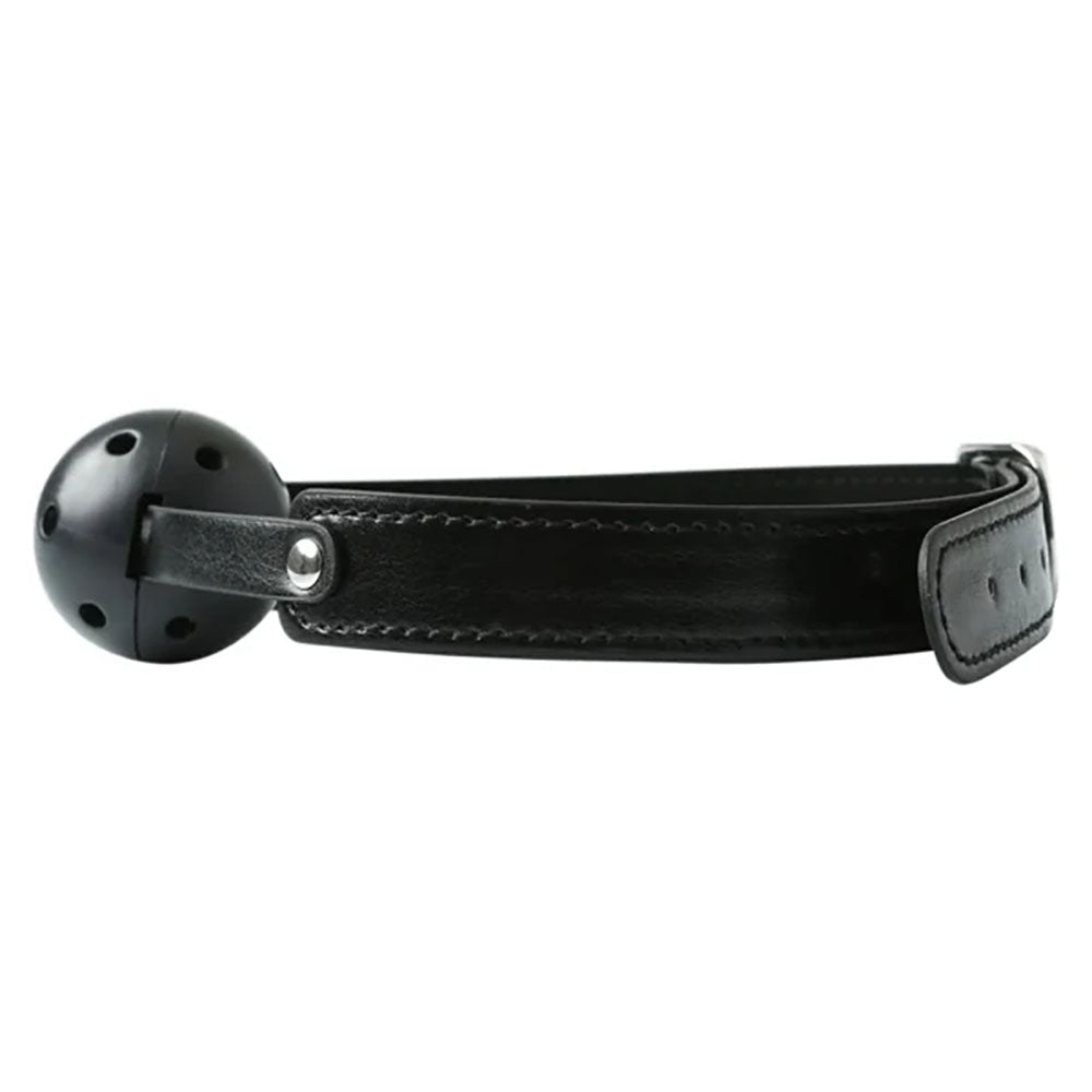 Sex & Mischief Breathable Ball Gag - Black