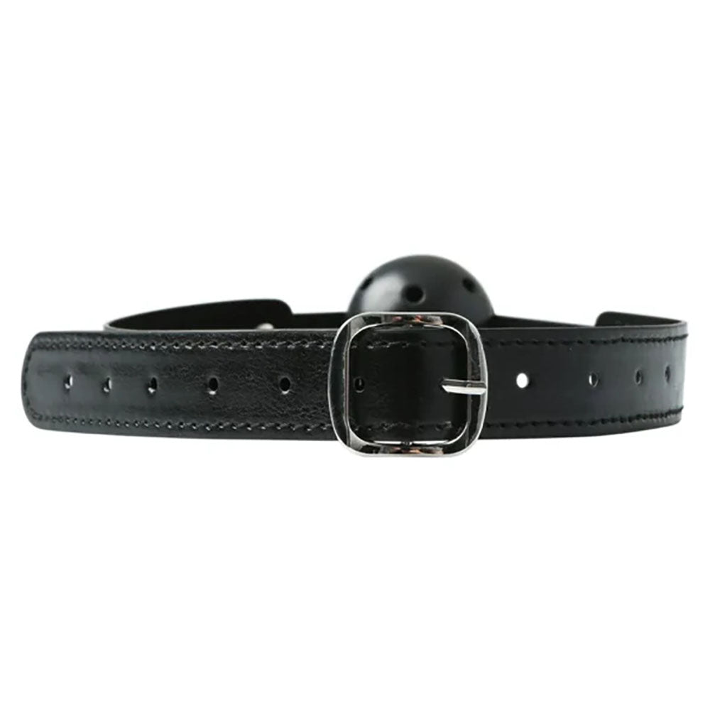 Sex & Mischief Breathable Ball Gag - Black