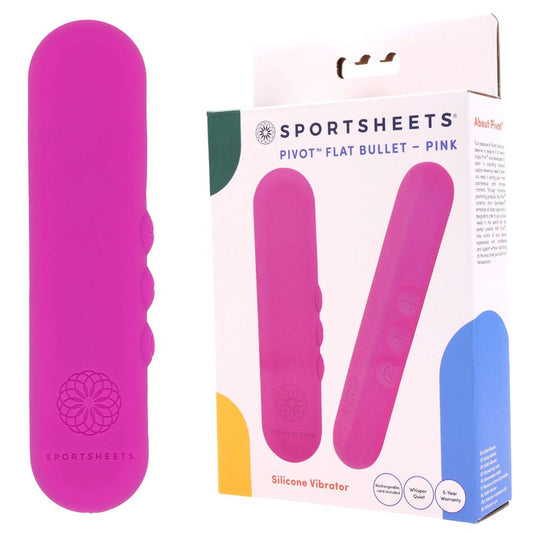 Pivot Flat Bullet Vibrator - Pink