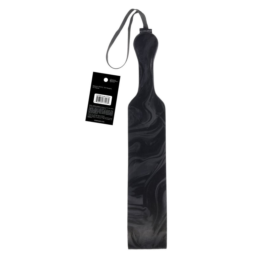 Sportsheets Velvet Noir Loop 42cm Paddle - Black