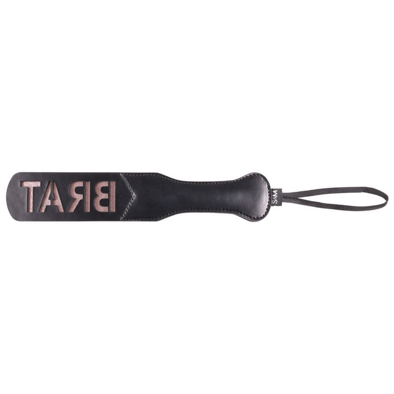 Sex & Mischief Brat Paddle - Rose Gold/Black