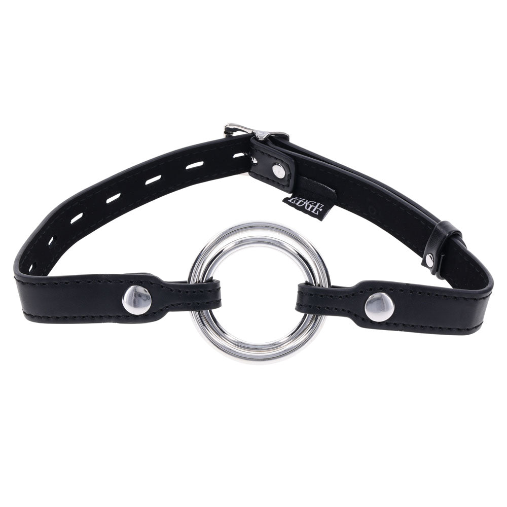 Edge Interchangeable Ring Mouth Gag - Black