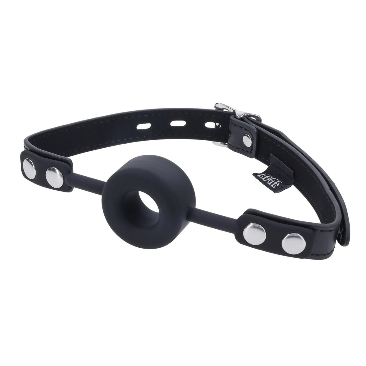 Edge Silicone Ring Gag - Black