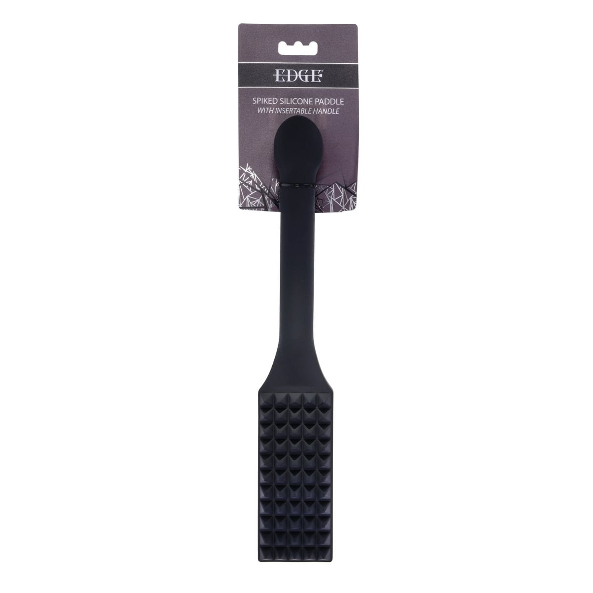 Edge Spiked Silicone Paddle - Black