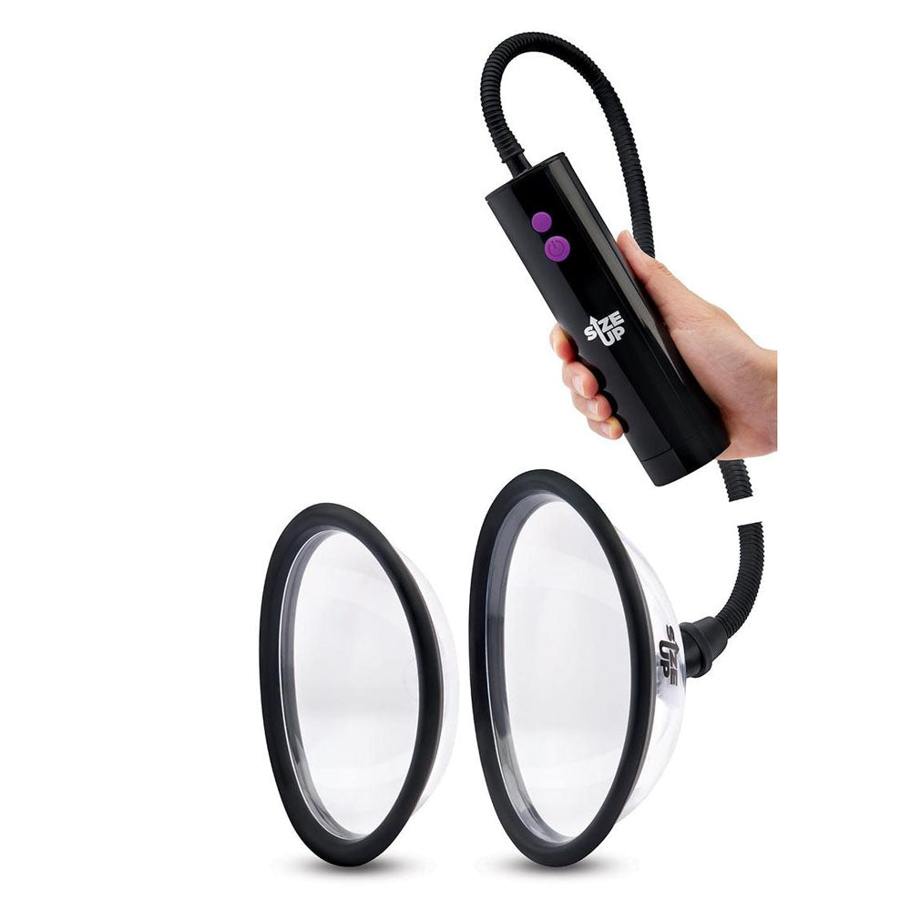 Size Up Rechargeable Power Plumper Pussy Pump - Clear