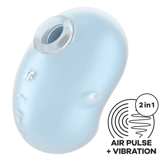 Satisfyer Cutie Ghost - Air Pulse Stimulator - Blue