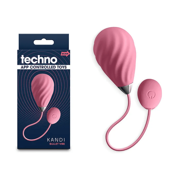 Techno Kandi - Vibrating Egg With App Control - Pink