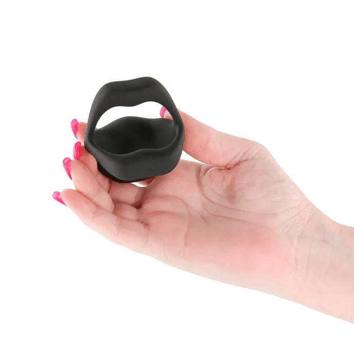 Techno Strobe - Vibrating Cock Ring With App Control - Black