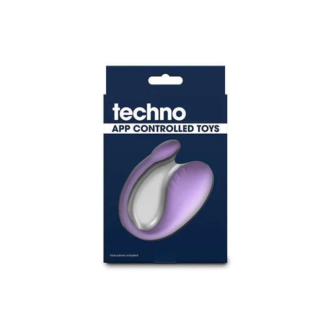 Techno Rave - Bullet Vibrator With App Control - Purple