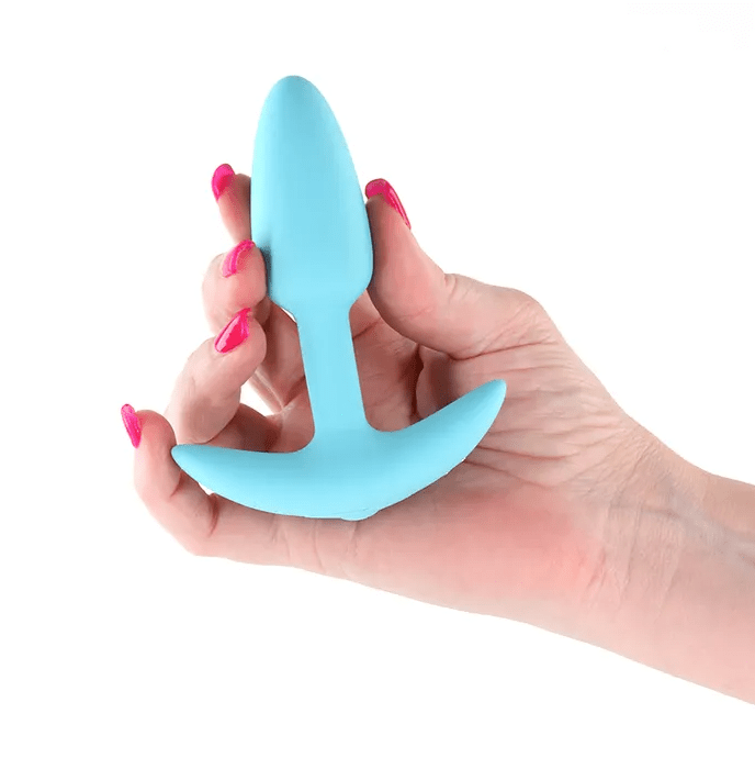 Techno Trance - Vibrating Butt Plug With App Control - Blue