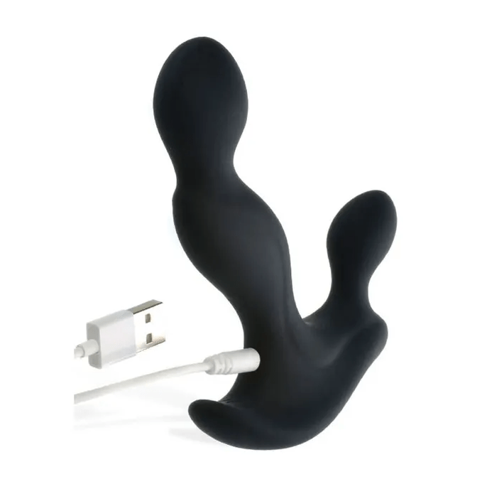 Adam & Eve Adam's Vibrating Triple Probe - Black