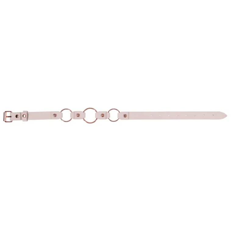 Sex & Mischief Peaches n CreaMe Ring Day Bondage Collar