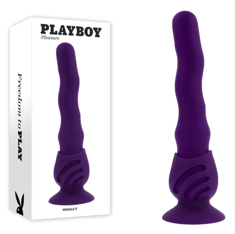 Playboy Pleasure Wiggle It Wiggling Vibrator - Purple