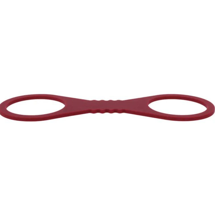 Sex & Mischief Enchanted Small Burguny Silicone Cuffs