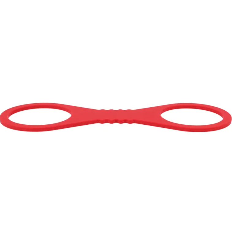 Sex & Mischief Amor Large Red Silicone Cuffs