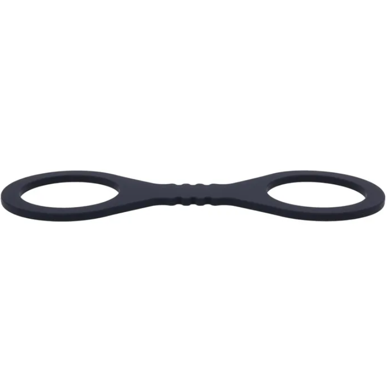 Sex & Mischief Shadow Small Black Silicone Cuffs