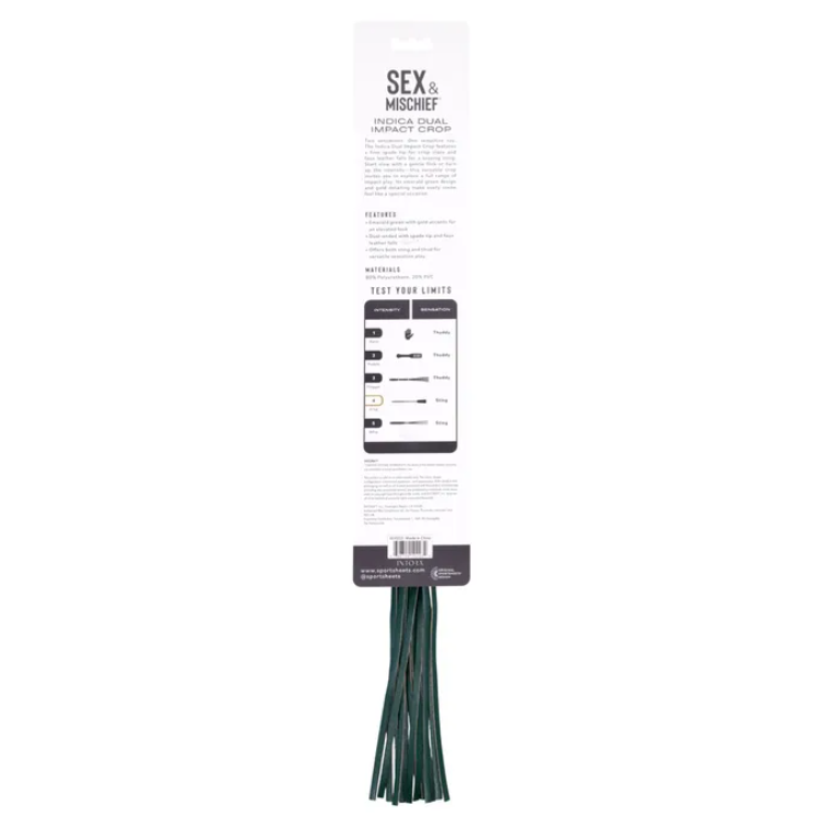 Sex & Mischief Indica Dual Impact Crop - Green