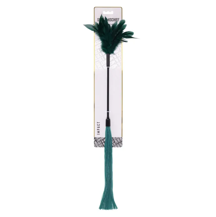 Sex & Mischief Indica Feather Tickler - Green